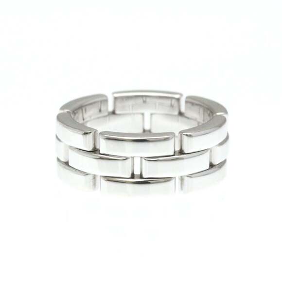 CARTIER 18k Silver Maillon Panthere Ring - Picture 2 of 10